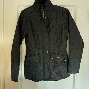Barbour Quilted Utility Jacket in Black